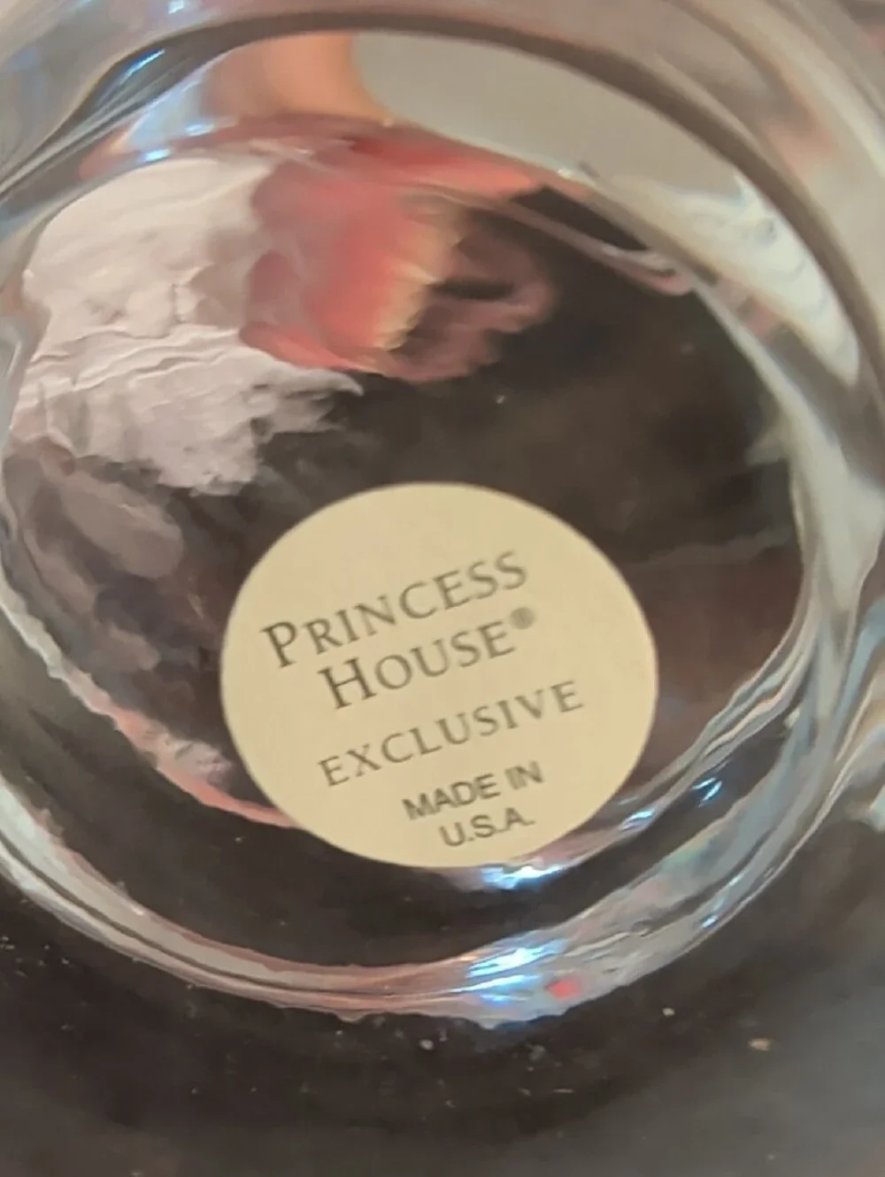 Princess House Heritage Handblown Crystal Pedestal Vase Retired 382